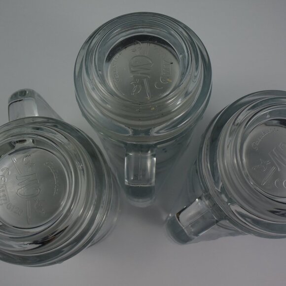 Complete Set 3 Captain Morgan "East Coast Classic" Glass Tankards New Sealed - Picture 5 of 8